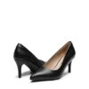 Pointed Toe Classic Stiletto High Heel Pumps BLACK PU