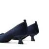 Low Kitten Heel Knit Pumps NAVY