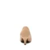 Comfy Round Toe Low Heel Pumps NUDE NUBUCK