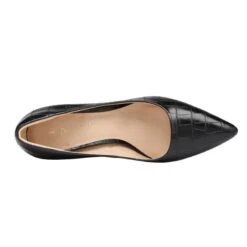 Belle Vie Pointed Toe Stiletto Pumps BLACK STONE PATTERN