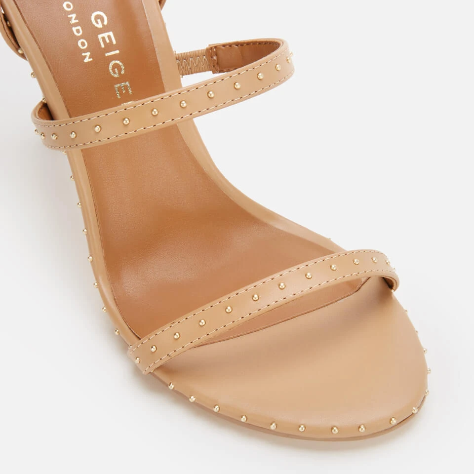 Kurt Geiger London Women's Portia Leather Heeled Sandals - Nude - Image 4