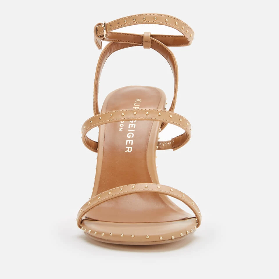Kurt Geiger London Women's Portia Leather Heeled Sandals - Nude - Image 2