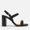 Dune Junior Leather Heeled Sandals