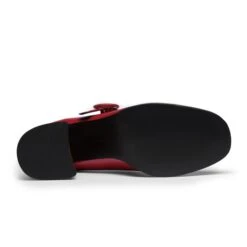 Chunky Mary Jane Pumps BRIGHT RED